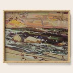 Tom Thomson Dark Waters spring 1916 Canadian Landscape Artist Serving Tray Gallery Image 1