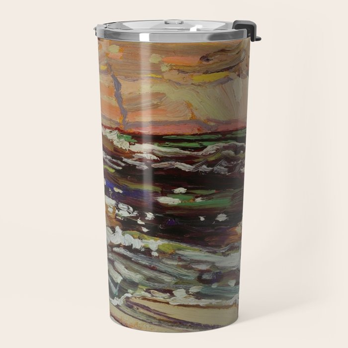 Tom Thomson Dark Waters spring 1916 Canadian Landscape Artist Travel Mug Gallery Image 2