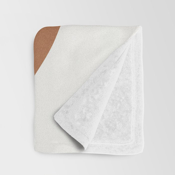 Soft Abstract Shapes 02 Throw Blanket Gallery Image 3
