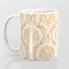 Triceratops Damask - Golden Coffee Mug Gallery Image 3