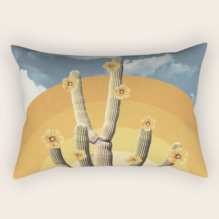 Flower of Desert Rectangular Pillow Gallery Image 2