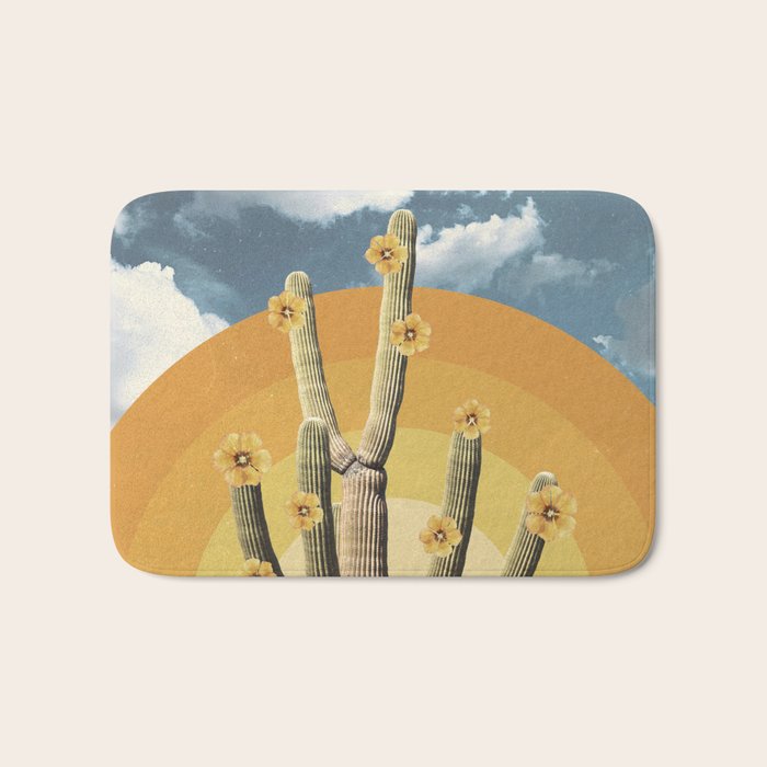 Flower of Desert Bath Mat Gallery Image 1