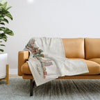 houston texas skyline Throw Blanket Gallery Image 1