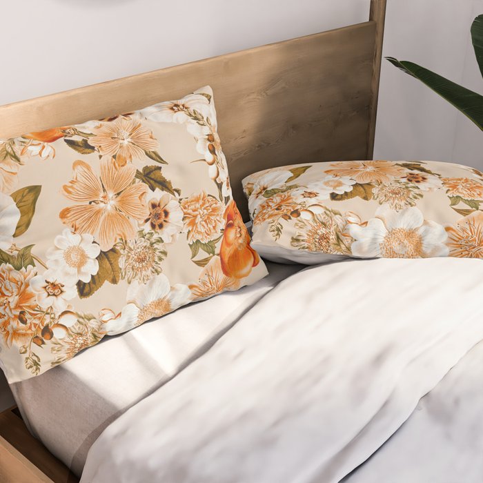 Botanica Peace sign - bohemian Pillow Sham Gallery Image 2
