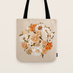 Botanica Peace sign - bohemian Tote Bag Gallery Image 1