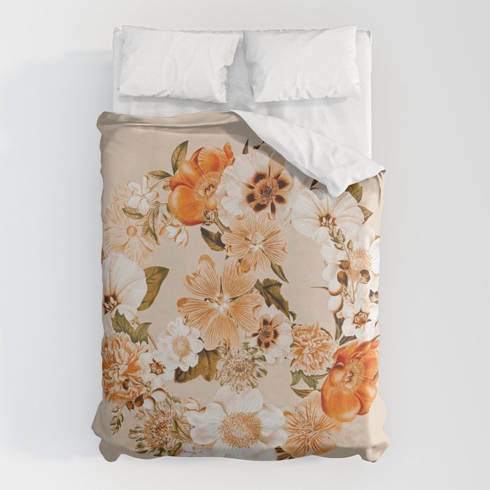 Botanica Peace sign - bohemian Duvet Cover Gallery Image 6