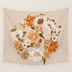 Botanica Peace sign - bohemian Wall Tapestry Gallery Image 4