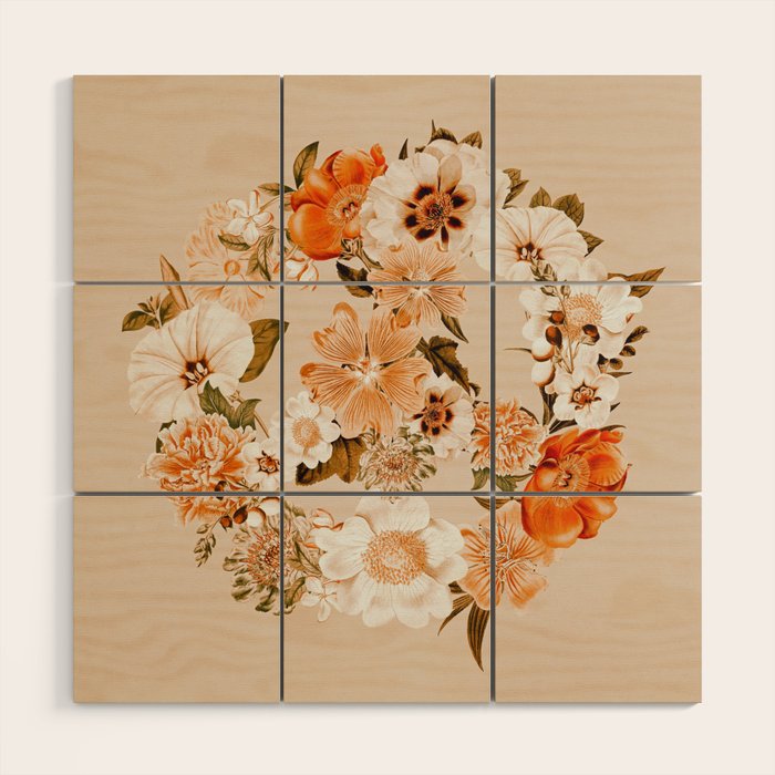 Botanica Peace sign - bohemian Wood Wall Art Gallery Image 1