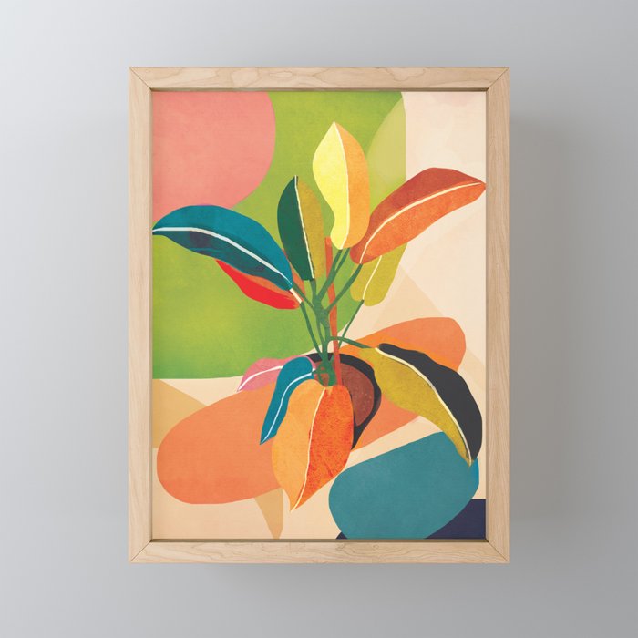Colorful Branching Out 37 Mini Art Print Gallery Image 1