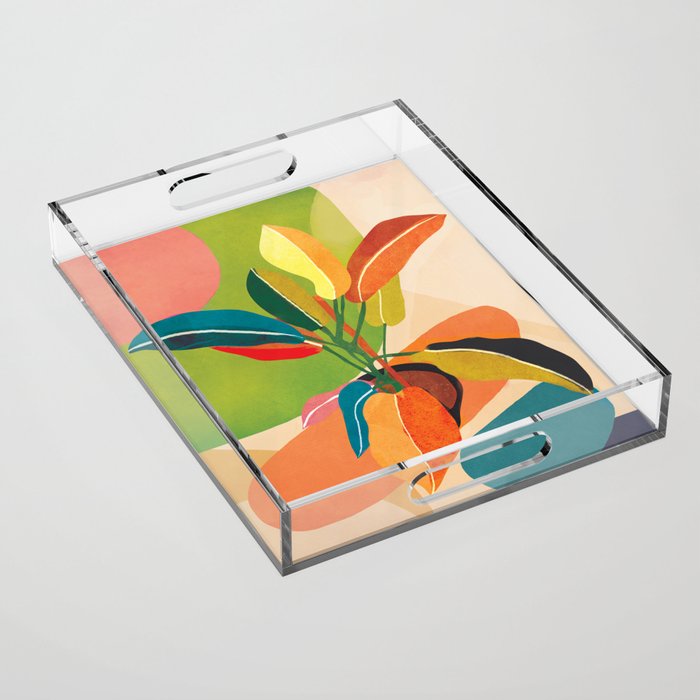 Colorful Branching Out 37 Acrylic Tray Gallery Image 1