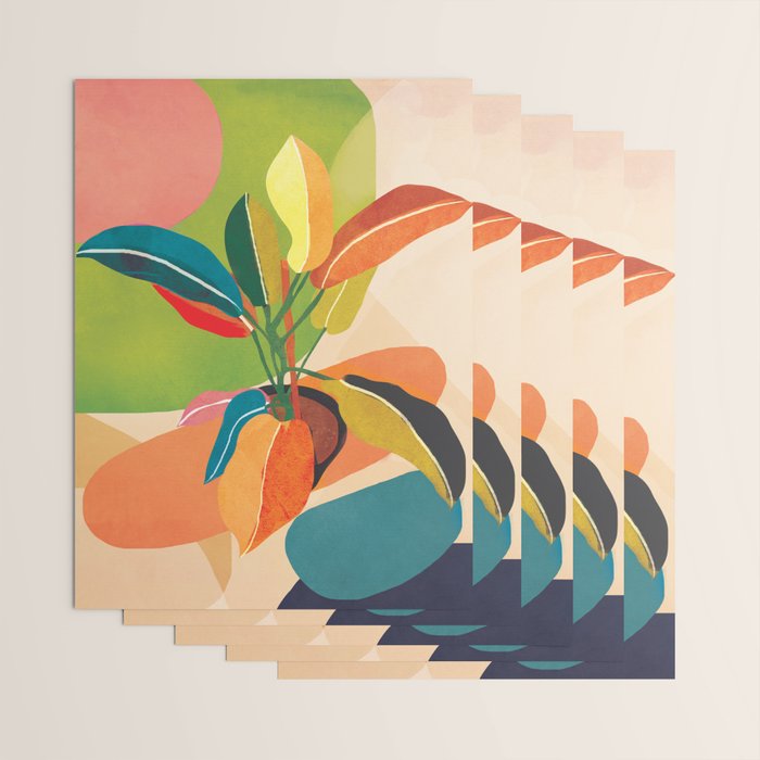 Colorful Branching Out 37 Wrapping Paper Gallery Image 3