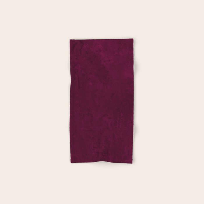 Hand painted modern abstract burgundy marble watercolor Bath Towel Gallery Image 1