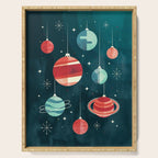 Joy to the Universe (in Teal) Serving Tray Gallery Image 1
