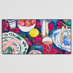Friendsgiving Floral Tablescape Painting Desk Mat Gallery Image 3