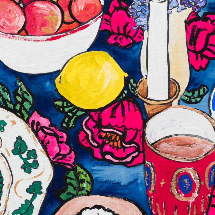 Friendsgiving Floral Tablescape Painting Coffee Mug Gallery Image 2