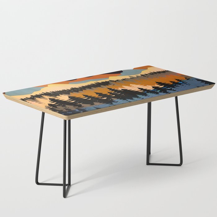 Colors of a Mountain View Coffee Table Gallery Image 1