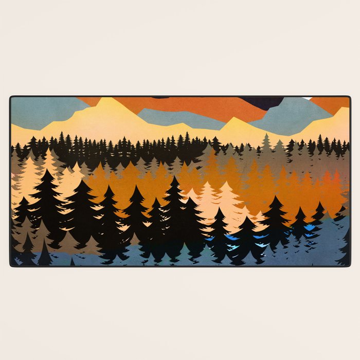 Colors of a Mountain View Desk Mat Gallery Image 3