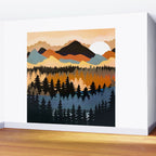 Colors of a Mountain View Wall Mural Gallery Image 2