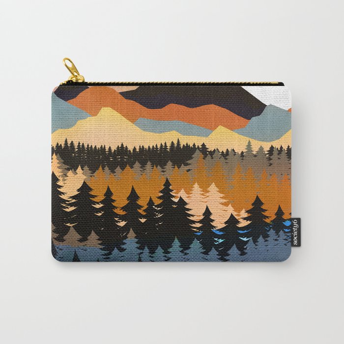 Colors of a Mountain View Carry All Pouch Gallery Image 1