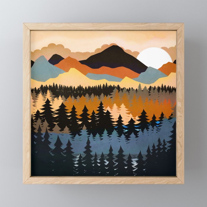 Colors of a Mountain View Mini Art Print Gallery Image 1