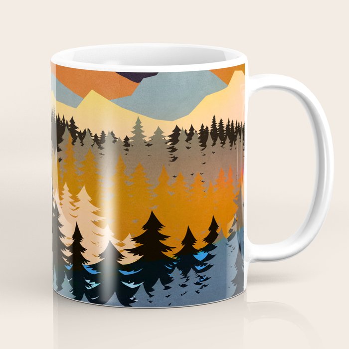 Colors of a Mountain View Coffee Mug Gallery Image 1
