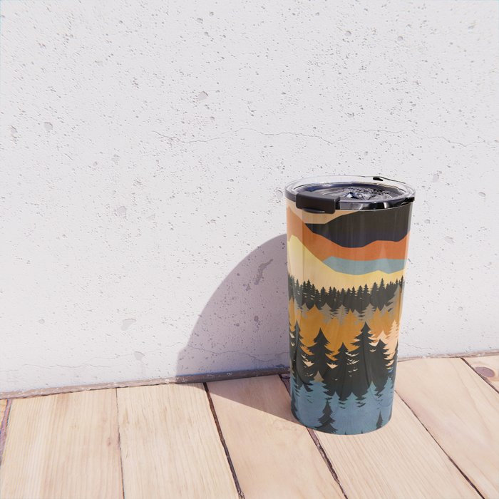 Colors of a Mountain View Travel Mug Gallery Image 4