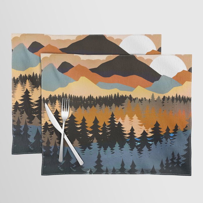 Colors of a Mountain View Placemat Gallery Image 1