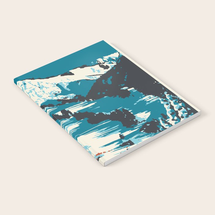 Vintage Ski Aspen Poster Notebook Gallery Image 1