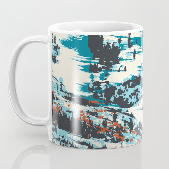 Vintage Ski Aspen Poster Coffee Mug Gallery Image 3