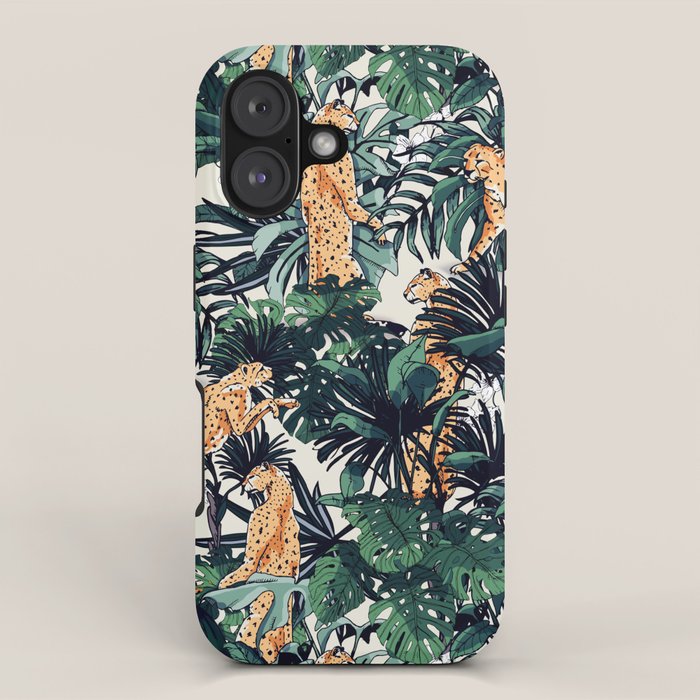 Cheetah in the wild rainforest iPhone Case Gallery Image 1