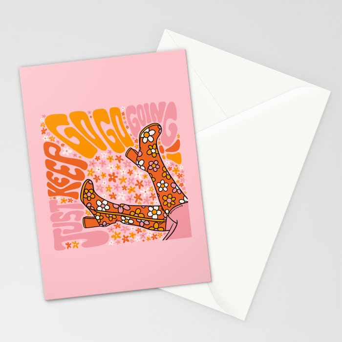 Just Keep Go Go Going Stationery Card Gallery Image 2