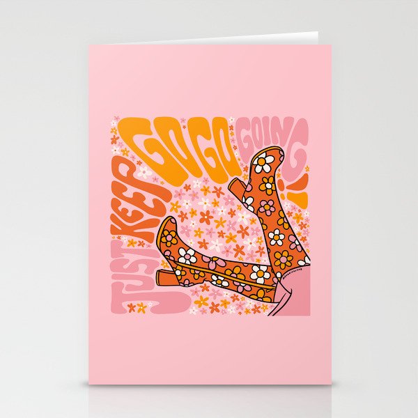 Just Keep Go Go Going Stationery Card Gallery Image 1