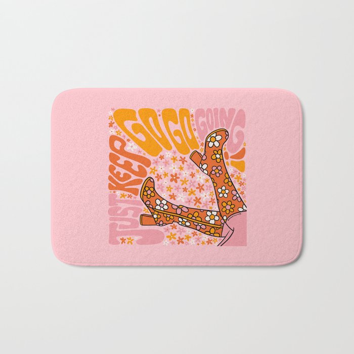 Just Keep Go Go Going Bath Mat Gallery Image 1