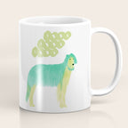 Stylish Dog - Green Coffee Mug Gallery Image 1