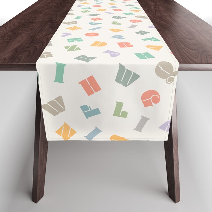 ABCs - Alphabet Table Runner Gallery Image 1