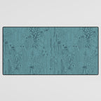 Cactus Scene in Blue Desk Mat Gallery Image 3