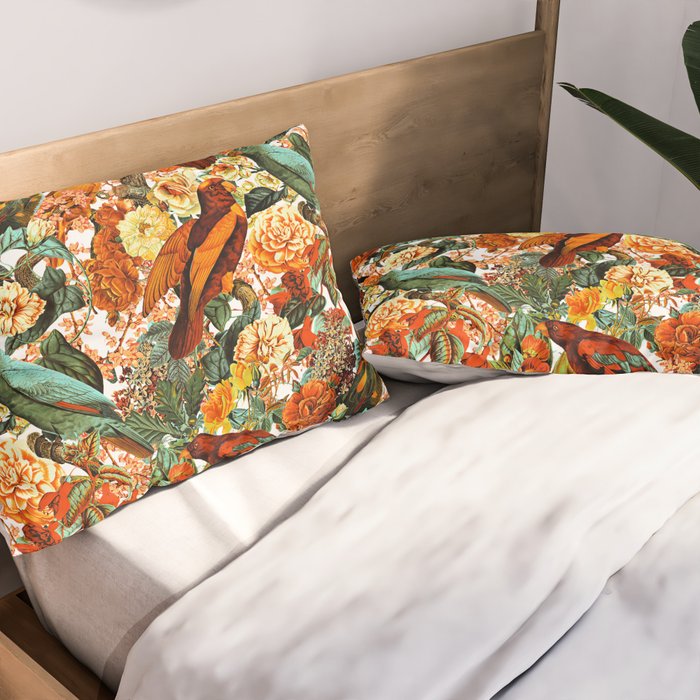 The Magical World of Birds II Pillow Sham Gallery Image 2