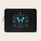 Mystical Luna Moth - Turquoise Laptop Sleeve Gallery Image 1