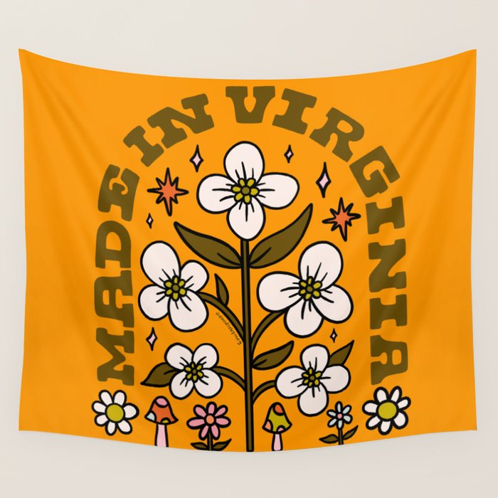 Made In Virginia Wall Tapestry Gallery Image 1