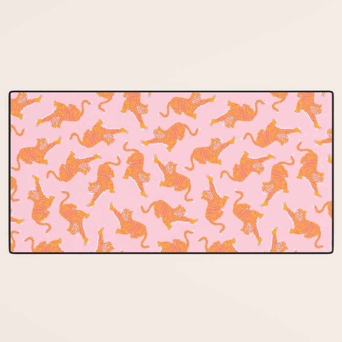 Year of the Tiger - Pink/Orange Desk Mat Gallery Image 3