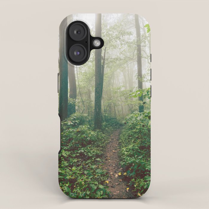Smoky Mountain Forest Adventure - National Park Nature Photography iPhone Case Gallery Image 1