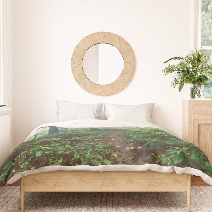 Smoky Mountain Forest Adventure - National Park Nature Photography Duvet Cover Gallery Image 3