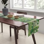 Smoky Mountain Forest Adventure - National Park Nature Photography Table Runner Gallery Image 2