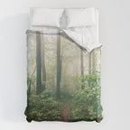 Smoky Mountain Forest Adventure - National Park Nature Photography Duvet Cover Gallery Image 6