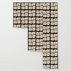 Mid-Century Flowers in Black & White Wallpaper Gallery Image 3