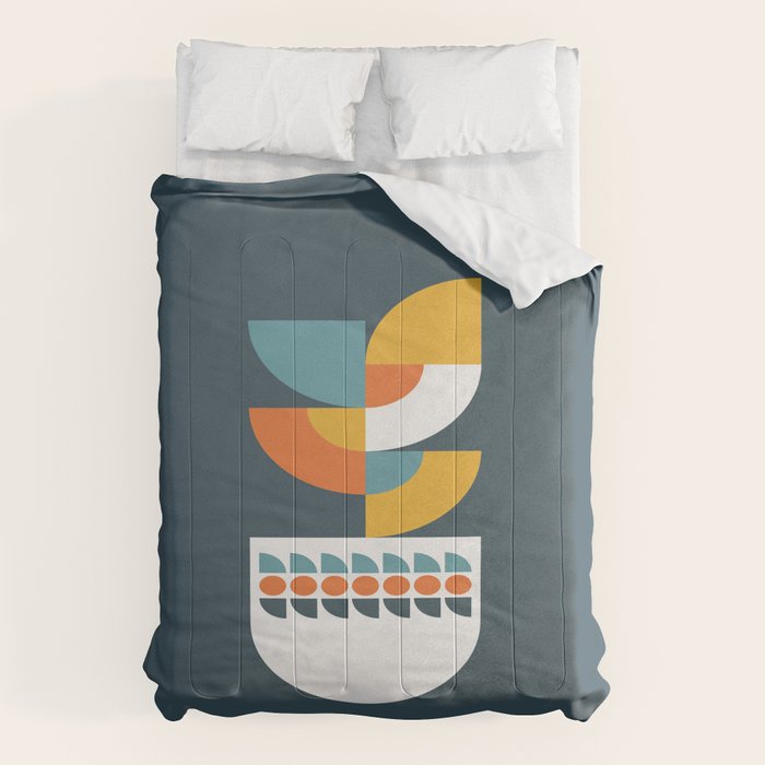 Geometric Plant 02 Comforter Gallery Image 6