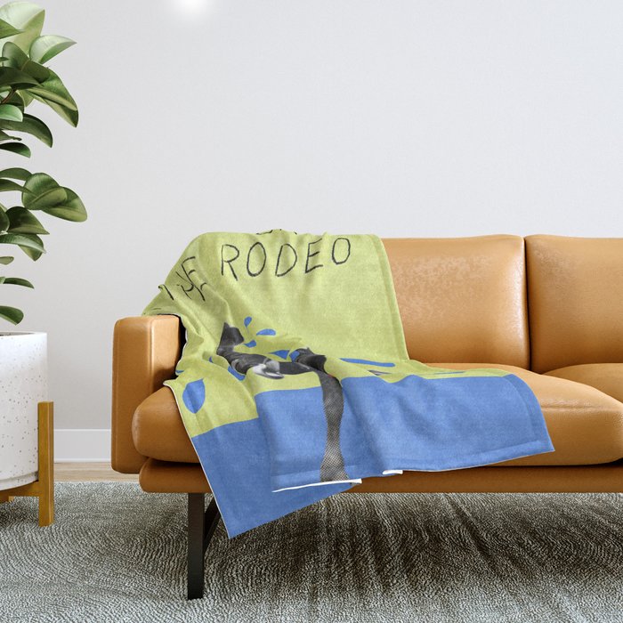 First Rodeo Throw Blanket Gallery Image 1