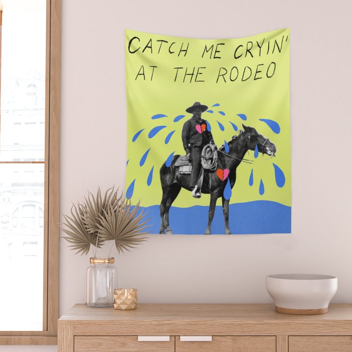 First Rodeo Wall Tapestry Gallery Image 2