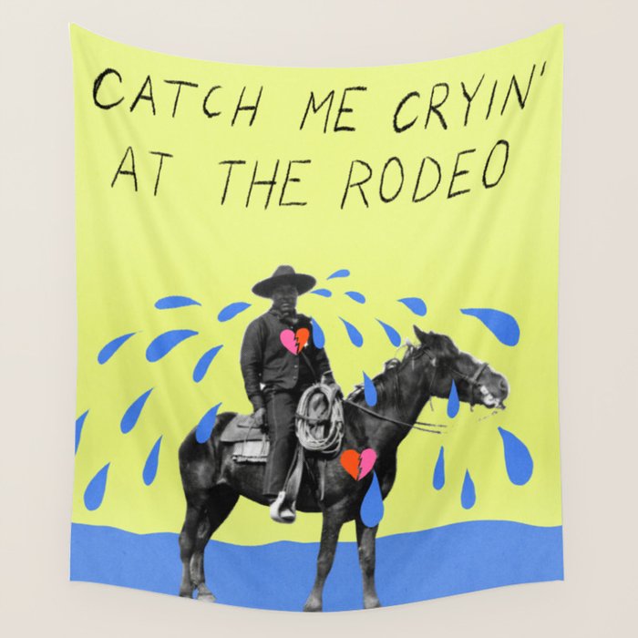 First Rodeo Wall Tapestry Gallery Image 1