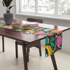 Fruit and Veggies 2025 Calendar - Muli-color on black Table Runner Gallery Image 2